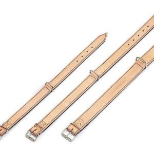 Karlie RONDO Halsband genäht - Natur/Schwarz - 22 mm, 37 cm