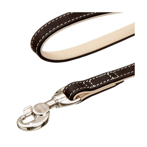 Karlie Buffalo Ultra Leine - Schwarz/Hellbeige - 25 mm / 100 cm – Bild 3