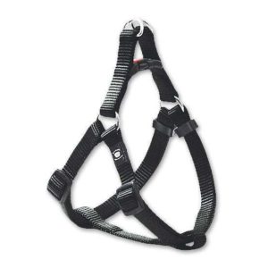 Karlie ASP Step&Go Geschirr - Schwarz - 15 mm, 41-58 cm