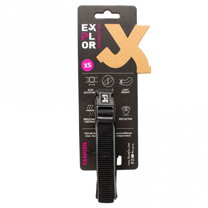 Duvoplus EXPLOR Ultimate Fit Comfy Halsband Fashion - granite black - S - 34-38cm – Bild 3