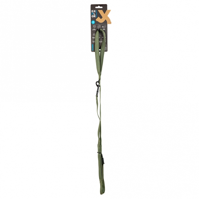 Duvoplus EXPLOR Ultimate Fit On-The-Road-Leine Classic - Undercover Green - 130cm - 16mm – Bild 4