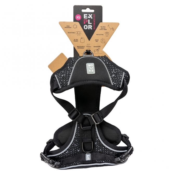 Duvoplus EXPLOR Ultimate Fit No-Pull-Geschirr - granite black - XL - 52-66cm - 71-104cm – Bild 4