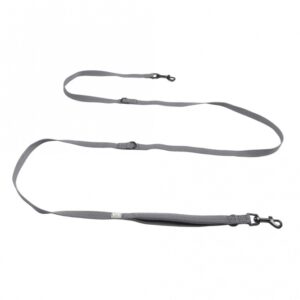 Duvoplus Trainingsleine EXPLOR Ultimate Fit Safety - Silver Reflective - 220cm - 25mm