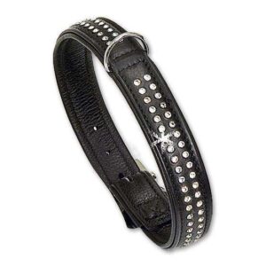 Karlie VINTAGE TIFFANY Halsband - Schwarz - 17 mm, 30 cm