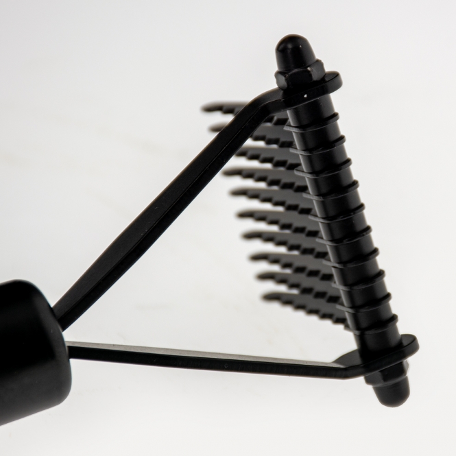 EBI Noir Japandi Entfilzungsharke - 18,5 x 6 x 4cm – Bild 5