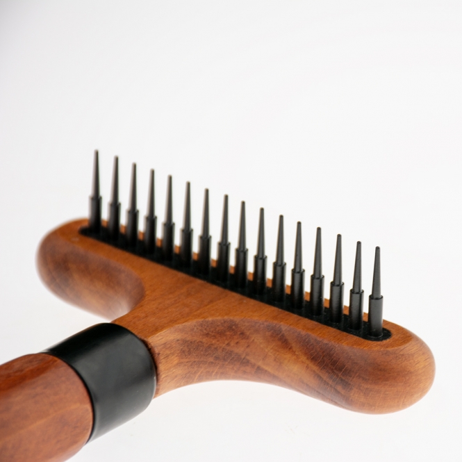 EBI Noir Japandi Entwirrungsharke mit rotierenden Zinken – Bild 5