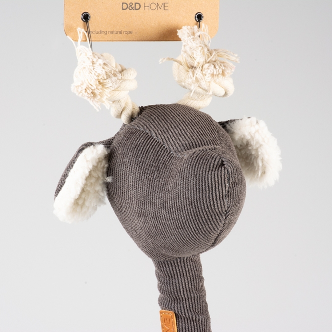 D&D Hundespielzeug George Cordstoff - grau – Bild 4