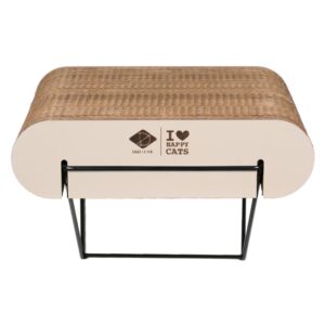 D&D Wandregal aus Pappe David - braun/beige - S - 30x29x24cm