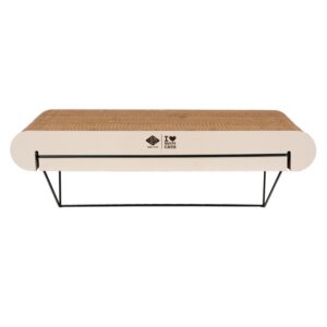 D&D Wandregal aus Pappe David - braun/beige - L - 60x29x24cm