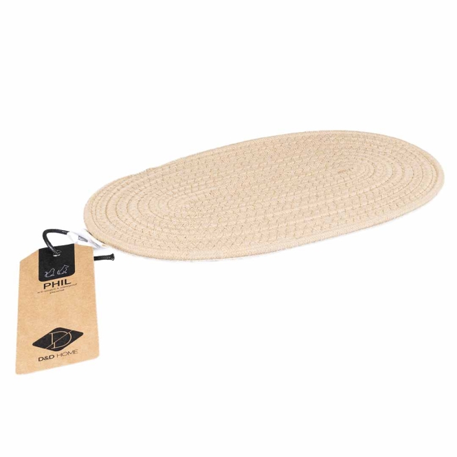 D&D Napfunterlage Phil - Beige - 35 x 20 cm – Bild 3