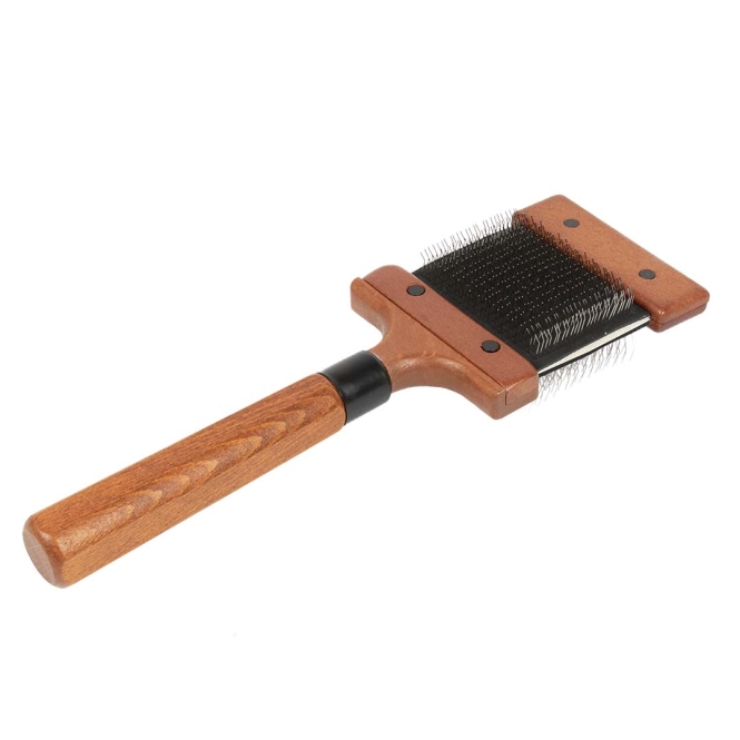 EBI Noir Japandi flexible Duo-Slickerbürste