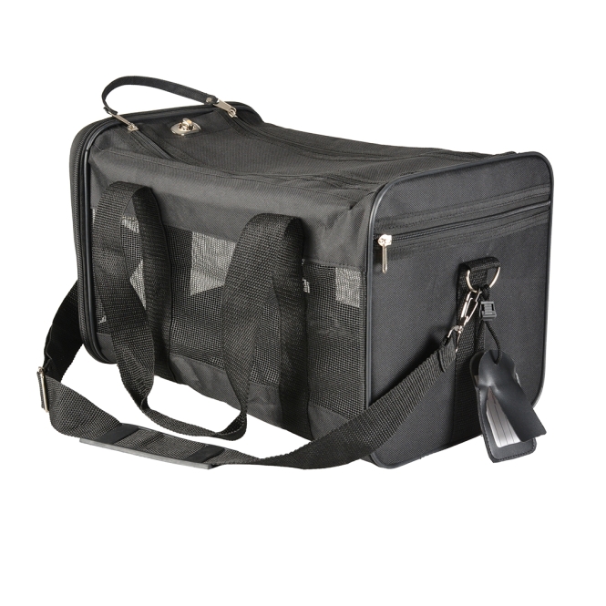 Duvoplus Reisetasche Nylon - schwarz - S - 40 x 25 x 25cm - max. 6kg