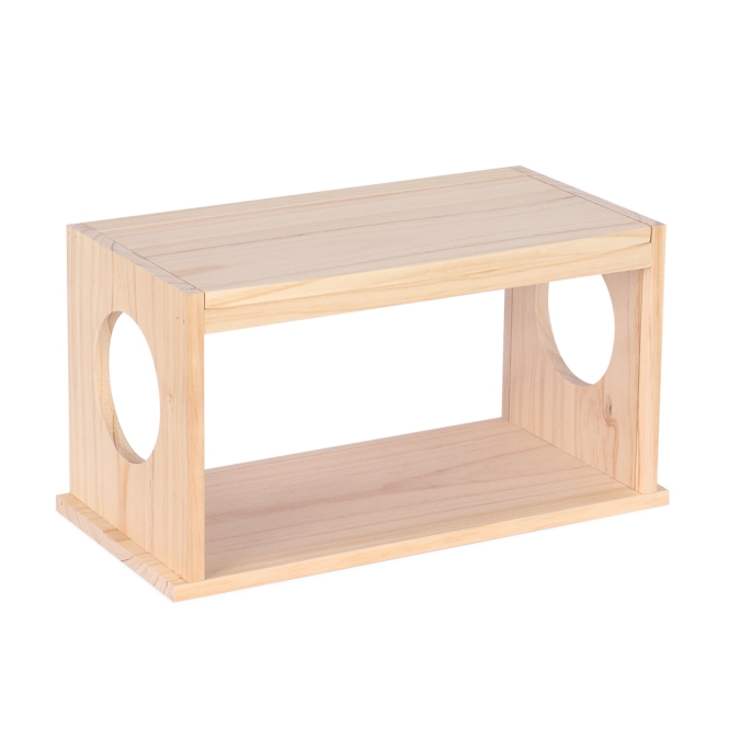 Duvoplus Sandbad aus Holz/Plexiglas