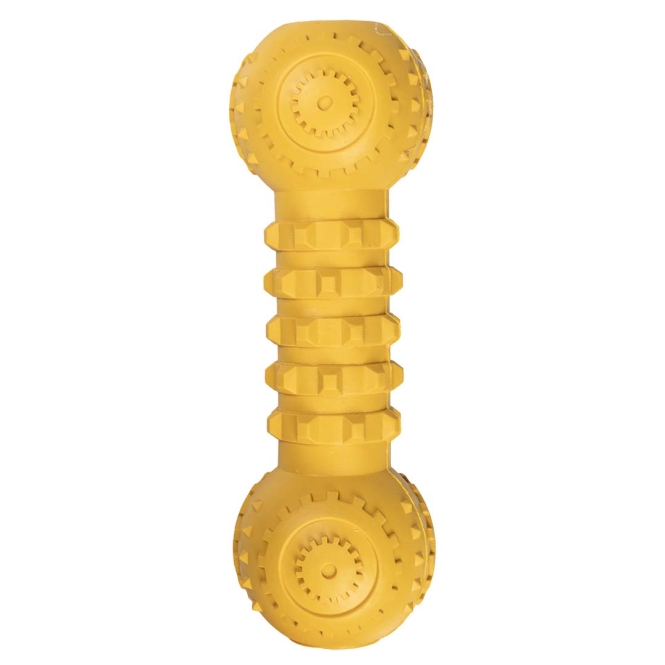 Duvoplus Kauspielzeug Griplay Dumbbell - Gelb