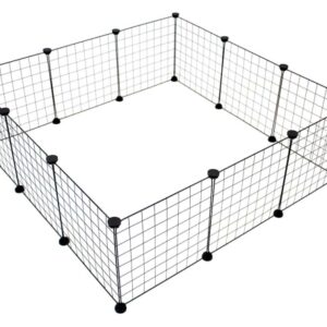 Duvoplus modulares Kleintiergehege - schwarz