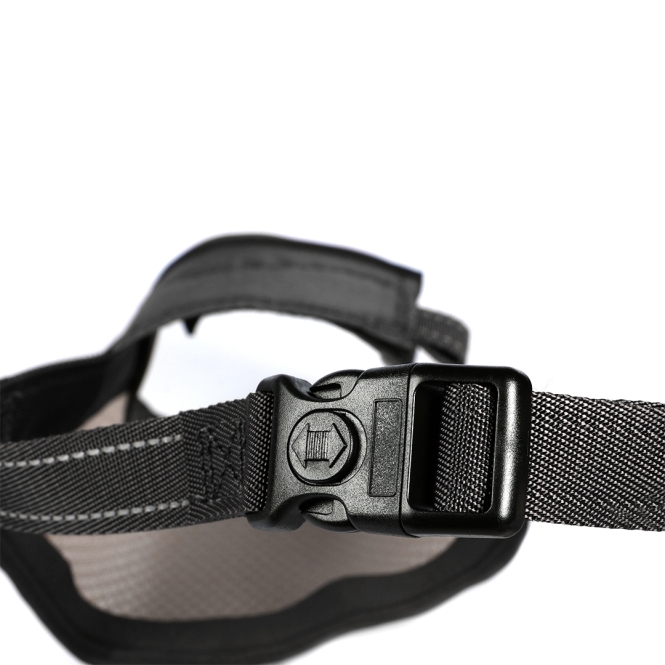 EBI Netz-Maulkorb - schwarz - XS - 12-28cm / Ø15-19cm – Bild 3