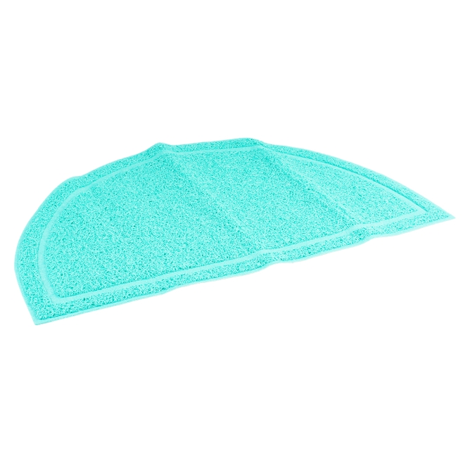 Duvoplus Toiletten-Vorleger halbrund - petrolblau – Bild 3