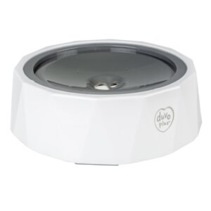 Duvoplus Anti-Verschütten Trinknapf Poly weiß/grau