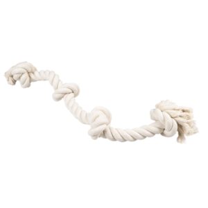 Duvoplus ECO Baumwollseil mit 4 Knoten - weiß